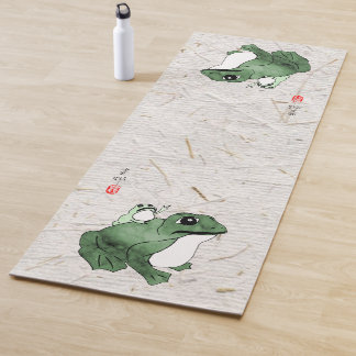Tapis De Yoga Grosse grenouille Petit crapaud japonais 19e siècl