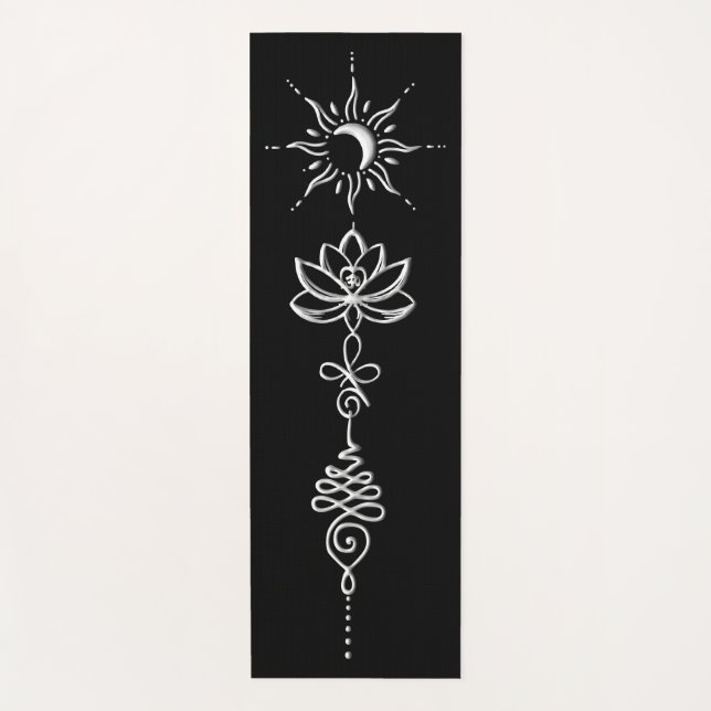 Tapis De Yoga Groupe Silver Unalome (Devant)