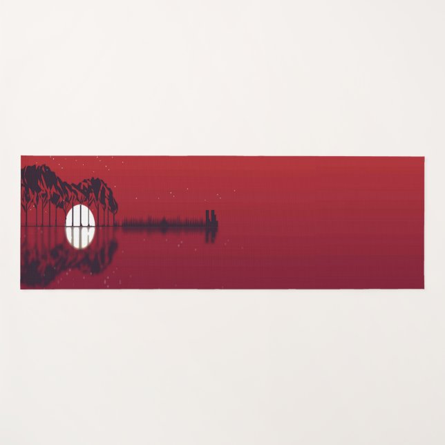 Tapis De Yoga Guitare Cove (Devant (Horizontal))