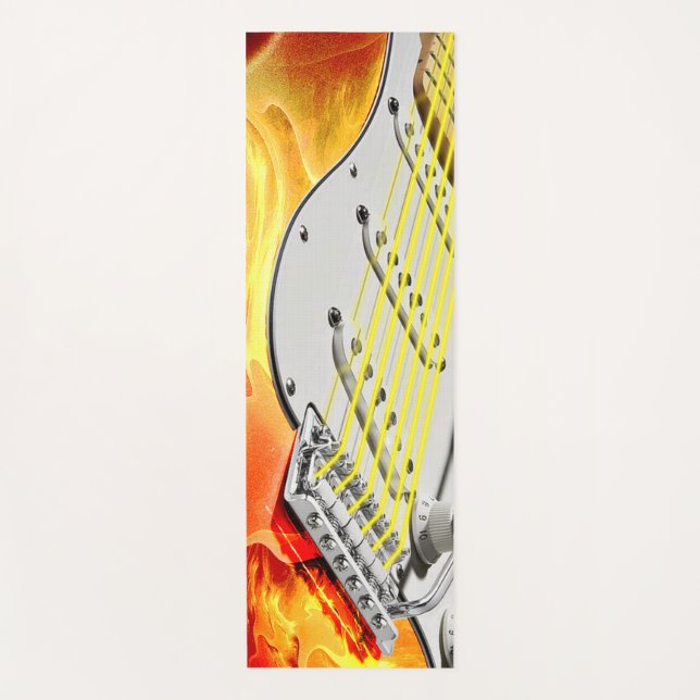 Tapis De Yoga Guitare électrique Art 2 (Devant)