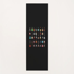 Tapis De Yoga Guitariste Guitare instrument de musique Rock et R