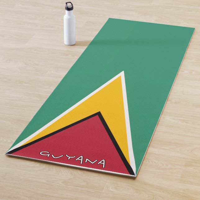 Tapis De Yoga Guyana Flag (En situation)