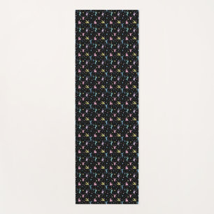 Tapis De Yoga Gymnastique Féminine Gymnastes avec Étoiles