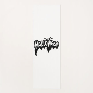 Tapis De Yoga Halloween noir