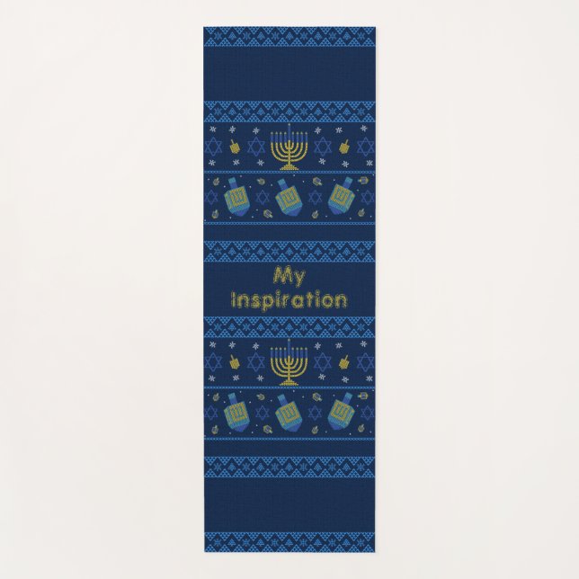 Tapis De Yoga hanukkah (Devant)