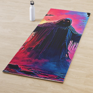 Tapis De Yoga Hauning Demon Habillé Dans L'Ombre Design