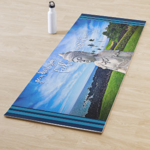 Tapis De Yoga Hawaii Bouddha Photo Citation Inspirationnelle Tro