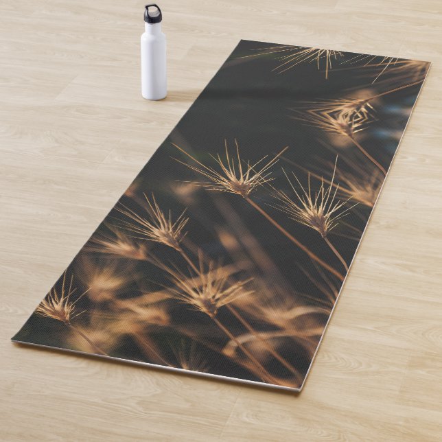 Tapis De Yoga Herbe Sauvage À Courte Éclatement Unique (En situation)