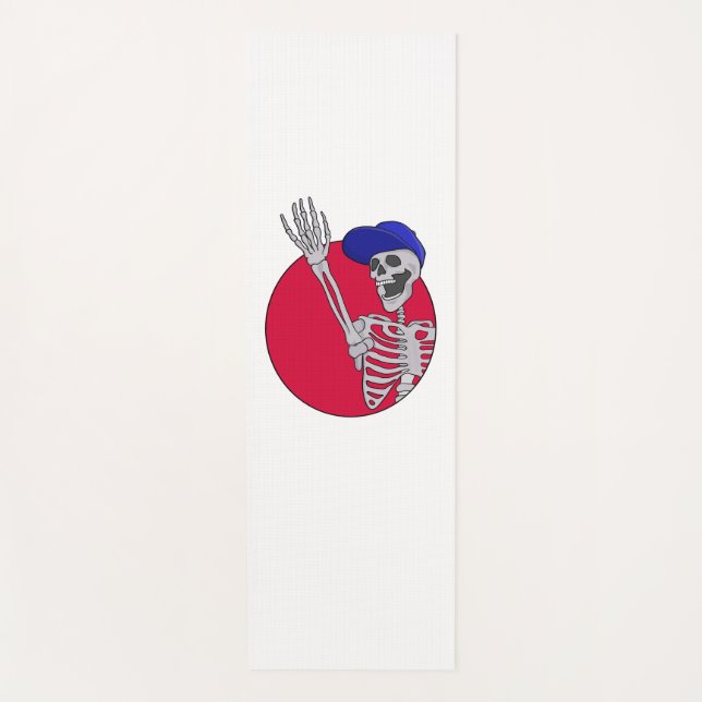 Tapis De Yoga Hey Amis Cool et drôle Squelette (Devant)