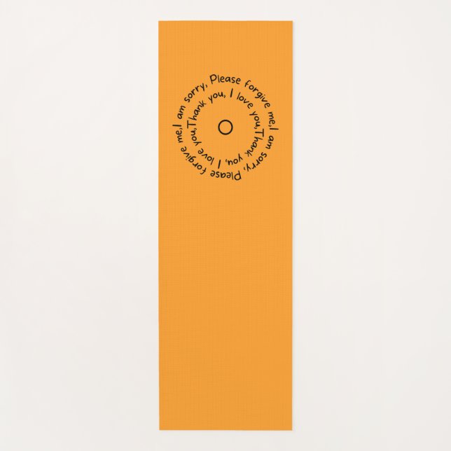 Tapis De Yoga HoGoponopono Réflexions (Devant)