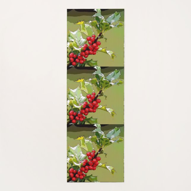 Tapis De Yoga HollyBerries 006 (Dos)