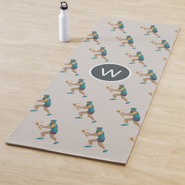 Tapis De Yoga Hurler (En situation)