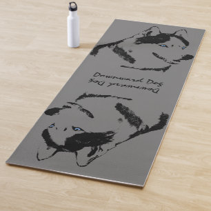 Tapis De Yoga Husky Yoga Mats Malamute / Husky Sled Dog Mat