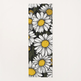 Tapis De Yoga Illustration botanique à motif de fleur de marguer