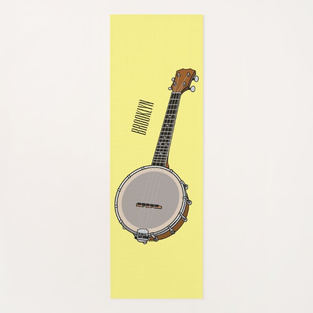 Tapis De Yoga Illustration de Banjo (Devant)