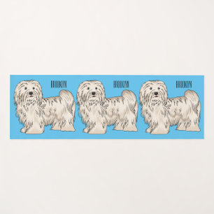 Tapis De Yoga Illustration de dessin de chien de Havan