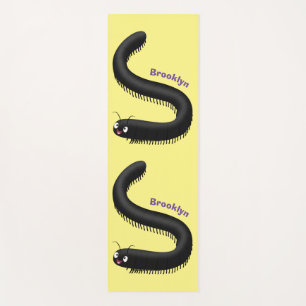 Tapis De Yoga Illustration de dessin mignon millipede