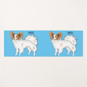 Tapis De Yoga Illustration de dessin pour chien de Papillon