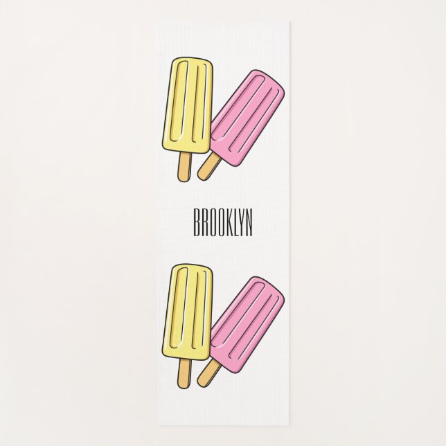 Tapis De Yoga Illustration de Ice pop (Devant)