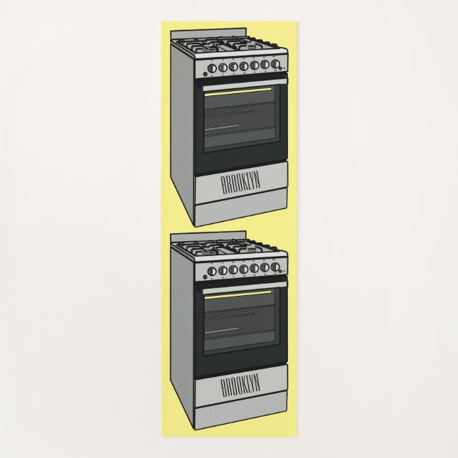 Tapis De Yoga Illustration de poêle électrique (Devant)