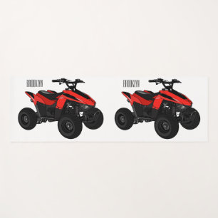 Tapis De Yoga Illustration de Quad bike atv