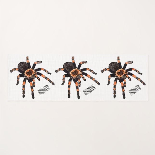 Tapis De Yoga Illustration de Tarantula (Devant (Horizontal))