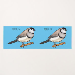 Tapis De Yoga Illustration d'oiseau à deux barreaux