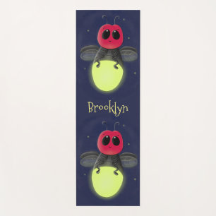 Tapis De Yoga Illustration d'une luciole à éclair mignon