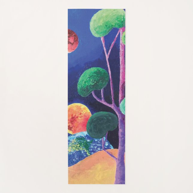 Tapis De Yoga Imagen de mi obra Nuit (Devant)