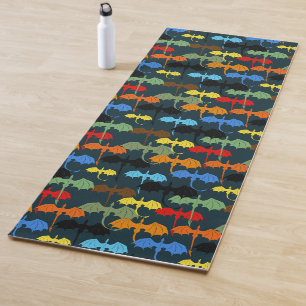 Tapis De Yoga Imaginaire de vol de l'aile Dragon Blue