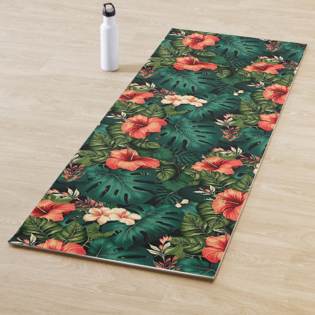 Tapis De Yoga Impression hawaïenne (En situation)