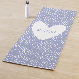 Tapis De Yoga Impression ponctuelle couleur avec coeur personnal