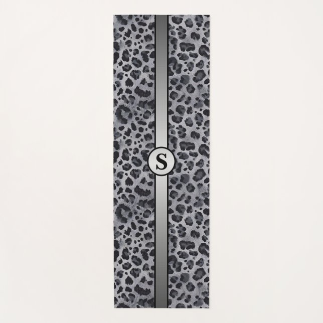 Tapis De Yoga Imprimé léopard élégant  (Devant)