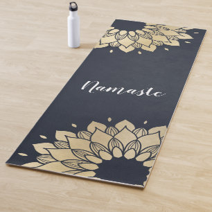 Tapis De Yoga Instructeur de méditation Yoga Studio Gold Mandala