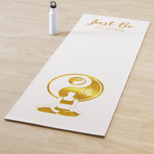 Tapis De Yoga Instructeur YOGA personnalisé, membre Mat OM (En situation)