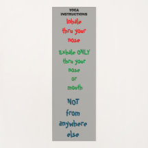 Instructions de yoga