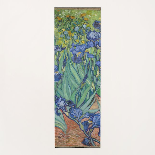 Tapis De Yoga Irises de Vincent Van Gogh (Devant)