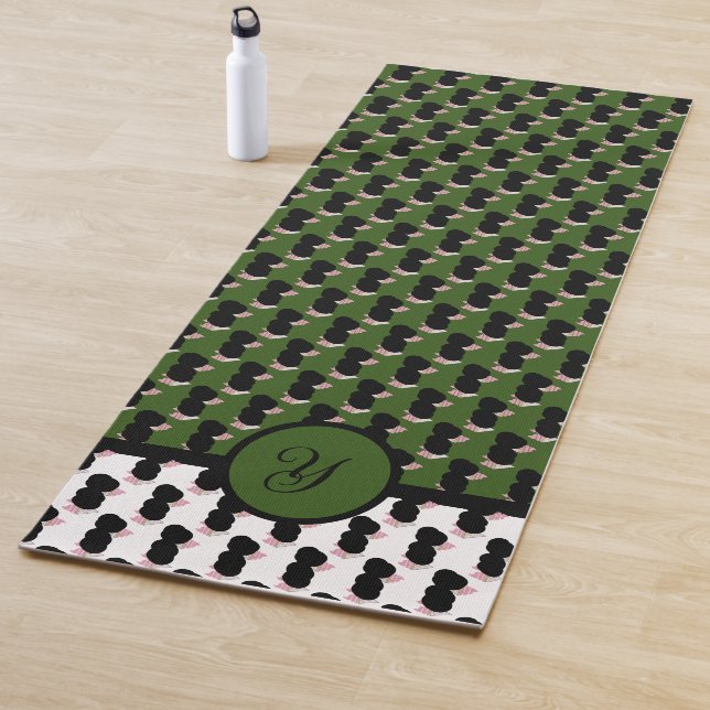 Tapis De Yoga Irrésistible Crème de glace Fondu Macha Sprinkings (En situation)