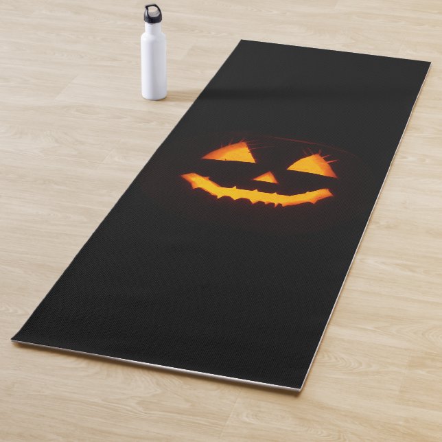 Tapis De Yoga Jack-o'-lantern éclairé (En situation)