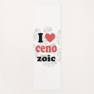 Tapis De Yoga J'aime Cénozoïque drôle de citation pour les scien