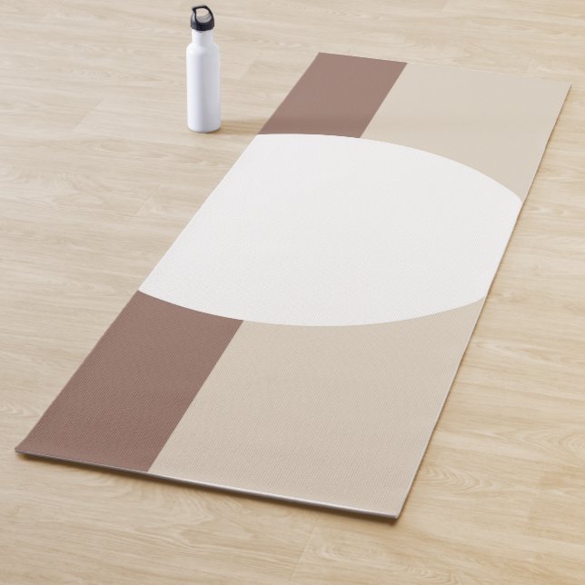 Tapis De Yoga Japandi Moon (En situation)