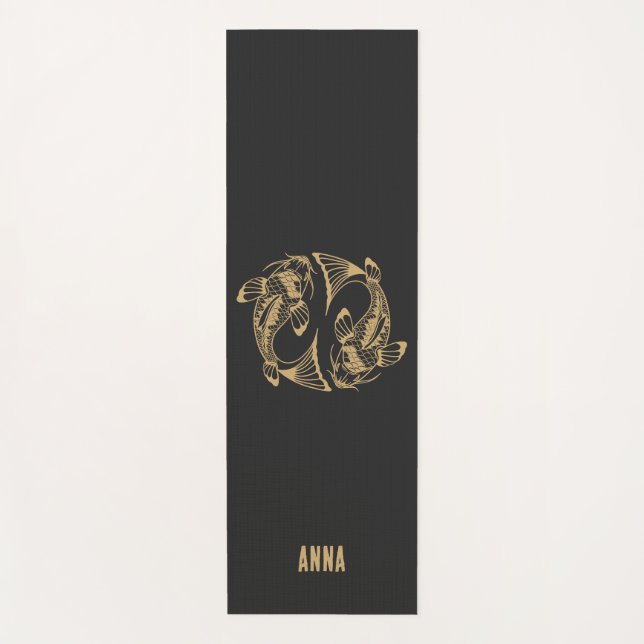 Tapis De Yoga Japonais personnalisé Koi Fish Japon Lover (Devant)