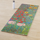 Tapis De Yoga Jardin agricole de Gustav Klimt avec tournesols<br><div class="desc">Jardin agricole de Gustav Klimt avec Yoga Mat aux Fleurs de soleil.</div>