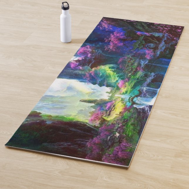 Tapis De Yoga Jardin asiatique (En situation)