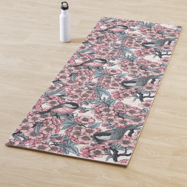 Tapis De Yoga Jardin aux cerisiers (En situation)