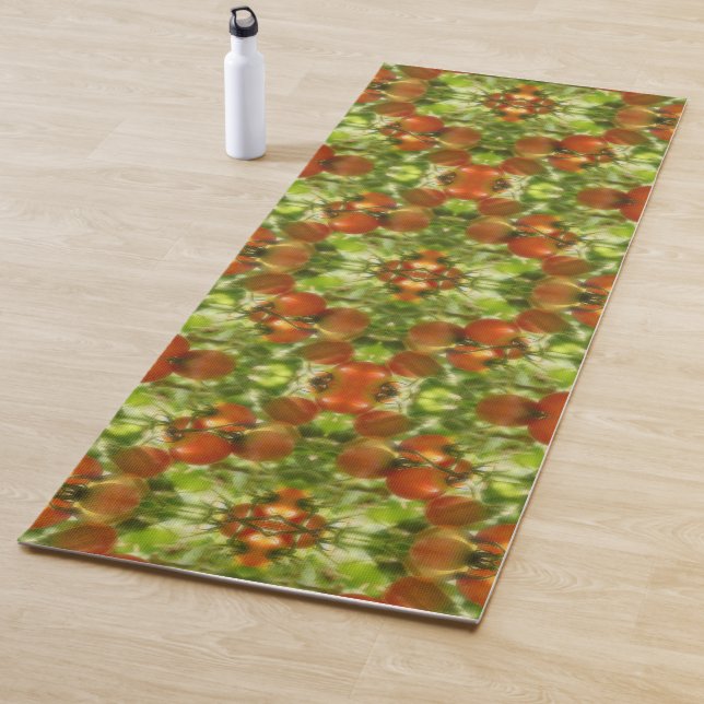 Tapis De Yoga Jardin Cherry Tomates Nature Abstraite (En situation)
