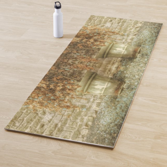 Tapis De Yoga Jardin d'automne rustique (En situation)