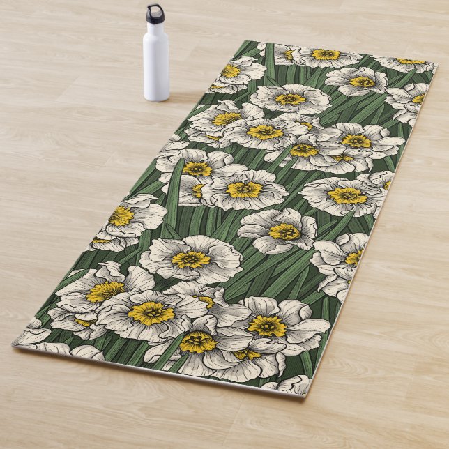 Tapis De Yoga Jardin de la jonquille (En situation)