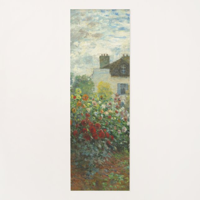 Tapis De Yoga Jardin des artistes de Monet dans Peinture d'Argen (Devant)