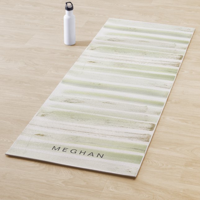 Tapis De Yoga Jardin d'été | Monogramme Yoga Mat (En situation)